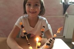 2021-11-21 Adventní spirála - svíčka